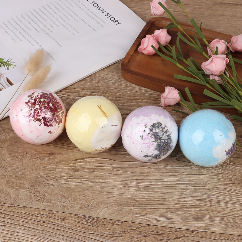 Soap Handmade Essential Oil Soap Moisturizing Bath Salt Soap Bubble Shower Bombs Ball Body Cleaner Spa