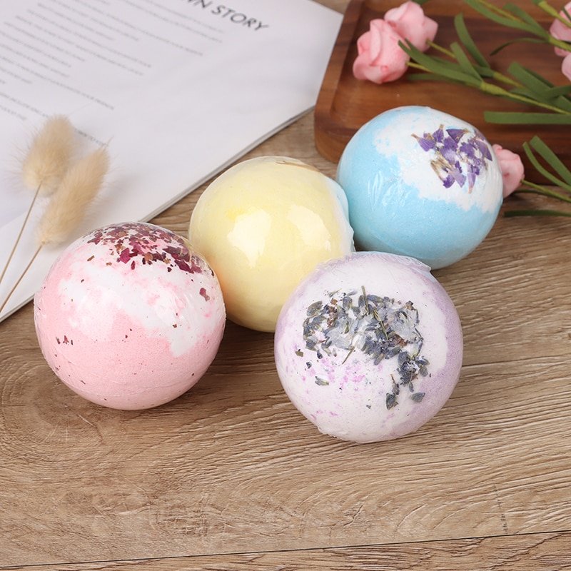 Soap Handmade Essential Oil Soap Moisturizing Bath Salt Soap Bubble Shower Bombs Ball Body Cleaner Spa